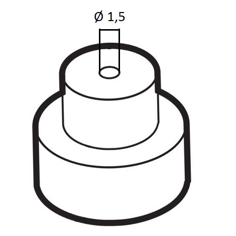 UGELLO CERAMICA D. 1,5      PZ.10